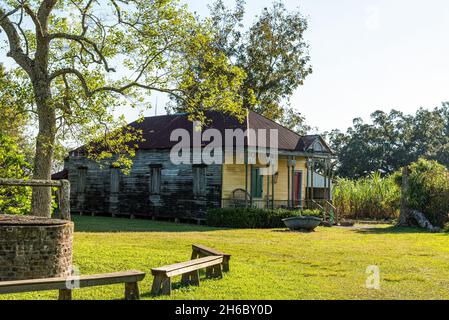 Scenografica storica Laura Plantation in Louisiana, USA Foto Stock