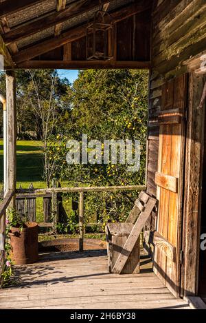 Scenografica storica Laura Plantation in Louisiana, USA Foto Stock