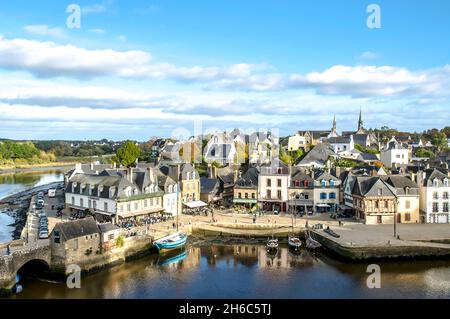 Porto di Auray, Bretagna, Francia. Foto Stock