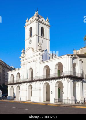 Il Buenos Aires Cabildo è il museo nei pressi di Plaza de Mayo a Buenos Aires in Argentina Foto Stock