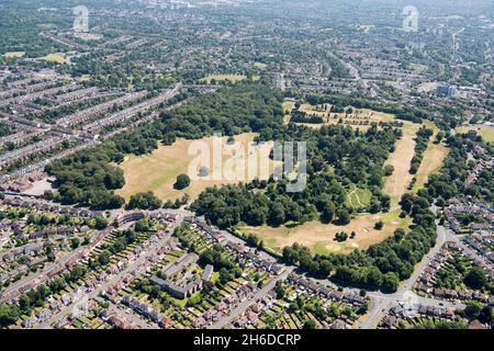 Warley Park l'ex parco paesaggistico di Warley Hall progettato da Humphry Repton nel 1795, ora un parco pubblico, Birmingham, West Midlands, 2018. Foto Stock