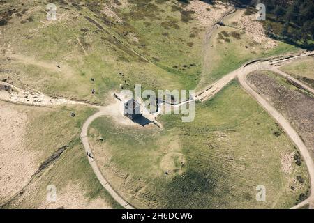 Rivington Pike Tower, Lancashire, 2019. Foto Stock