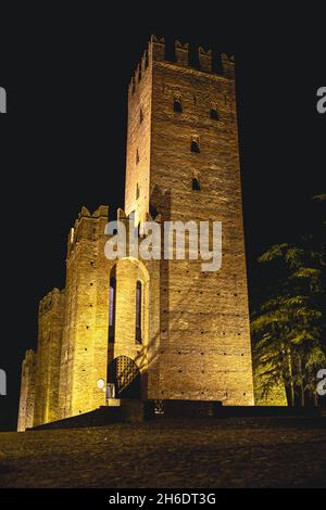 Rocca Viscontea, castello di Castell'Arquato Foto Stock