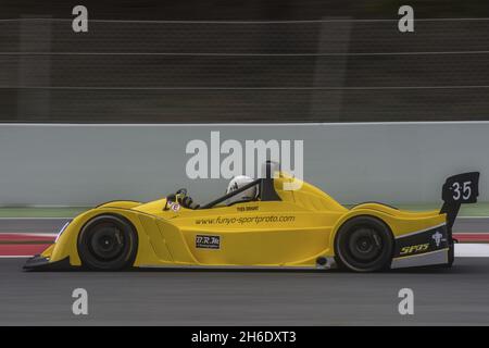 BARCELLONA, SPAGNA - 09 ottobre 2021: Il campionato V de V Endurance Series 2016, Funyo Foto Stock