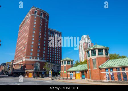 L'hotel Providence Biltmore è stato costruito nel 1922 al 11 di Dorrance Street nel centro di Providence, Rhode Island RI, USA. Ora questo edificio è Graduate Providen Foto Stock