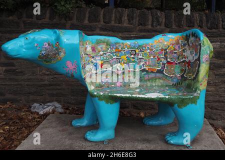 Gli sforzi artistici assumono molte forme. Foto Stock