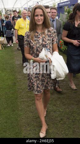 Kim Sears partecipa al RHS Chelsea Flower Show a Chelsea, Londra. Foto Stock