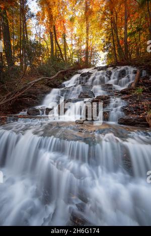 Vogel state Park, Georgia, USA nella stagione autunnale. Foto Stock