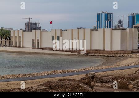 Costruzione del Museo del Forte Bahrain in Bahrain Foto Stock