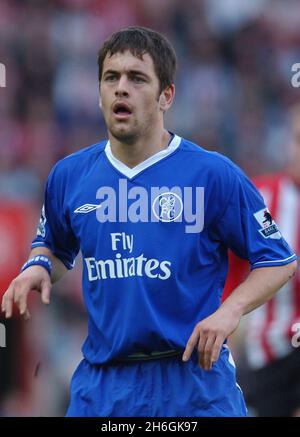 southampton contro chelsea joe cole pic mike walker, 2005 Foto Stock