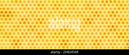 Trama realistica dello sfondo e motivo a nido d'ape in formato vettoriale Illustrazione Vettoriale