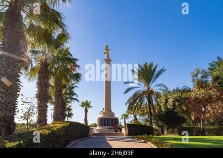 Floriana, Malta - Novembre 12th 2021: Il Commonwealth Air Forces Memorial è un monumento agli equipaggi che hanno perso la vita nella seconda Guerra Mondiale. Foto Stock