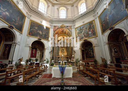 Italia, Roma, chiesa di Santa Maria della Pace Foto Stock