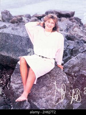 Tennista tedesco Steffi Graf, anni ottanta Foto Stock