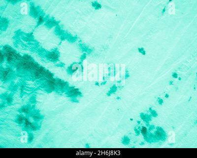 Colorazione acquerello vernice. Neo Mint Shibori Stampa. Superficie artigianale artistica. Astratto Aquarelle Texture. Stampa colorante inchiostro. Artigianato vintage sbriciolato. Int. Neo. W Foto Stock