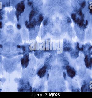 Acquerello tessuto astratto. Grunge indaco Denim Foto Stock