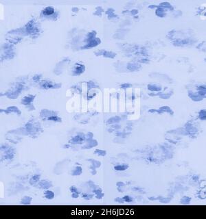 Acquerello acqua stratta. Olio Indigo Denim Ink Foto Stock