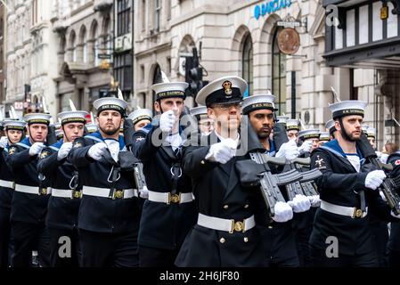 Lord Mayor's Show, Londra, Regno Unito. 13 novembre 2021 Foto Stock