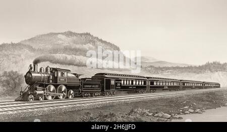 Black Diamond Express, da New York a Buffalo, XIX secolo Foto Stock