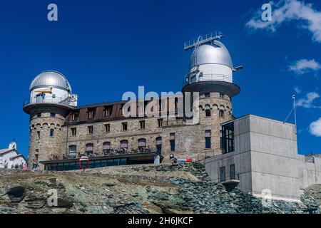 Gornergrat, Zermatt, Vallese, Svizzera, Europa Foto Stock