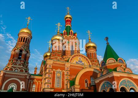 Cattedrale dell'Annunciazione, Yoshkar-Ola, Mari-El, Russia, Europa Foto Stock