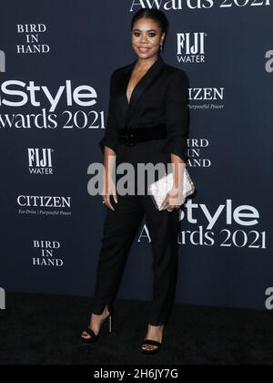 Los Angeles, Stati Uniti. 15 Nov 2021. LOS ANGELES, CALIFORNIA, USA - NOVEMBRE 15: L'attrice Regina Hall arriva al sesto InStyle Awards 2021 che si tiene presso il Getty Center il 15 Novembre 2021 a Los Angeles, California, Stati Uniti. (Foto di Xavier Collin/Image Press Agency/Sipa USA) Credit: Sipa USA/Alamy Live News Foto Stock