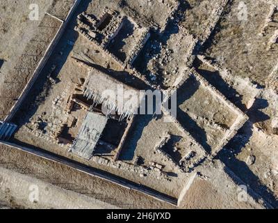 Kultepe antiche rovine della città. Centro commerciale Assiro a Karum-Kanis nella città di Kayseri Turchia. Foto Stock