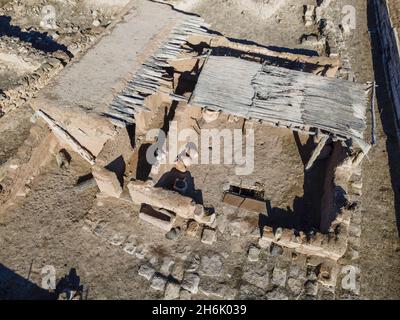 Kultepe antiche rovine della città. Centro commerciale Assiro a Karum-Kanis nella città di Kayseri Turchia. Foto Stock