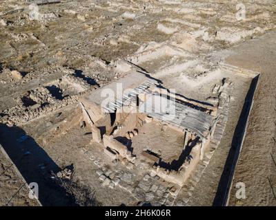 Kultepe antiche rovine della città. Centro commerciale Assiro a Karum-Kanis nella città di Kayseri Turchia. Foto Stock