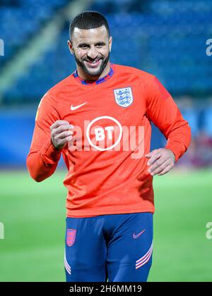 Stadio di San Marino, San Marino, Repubblica di San Marino, 15 novembre 2021, Kyle Walker in Inghilterra durante i qualificatori della Coppa del mondo Qatar 2022 - San Marino Foto Stock