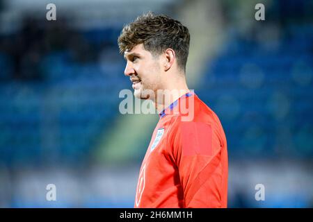 Stadio di San Marino, San Marino, Repubblica di San Marino, 15 novembre 2021, John Stones in Inghilterra durante le qualificazioni della Coppa del mondo Qatar 2022 - San Marino Foto Stock