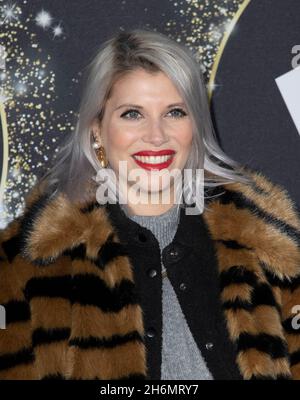 LONDRA, INGHILTERRA - NOVEMBRE 16: Pips Taylor partecipa allo Skate alla Somerset House, Londra, Inghilterra. Il 16 novembre 2021.Photo Gary Mitchell/Alamy Live News Foto Stock