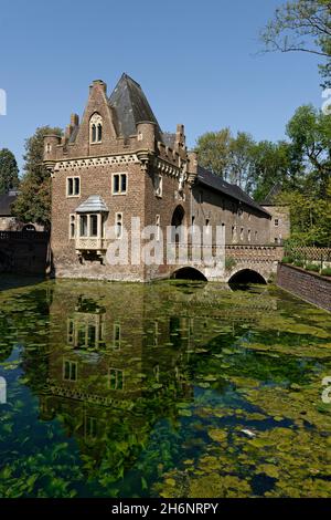 Castello Paffendorf, Paffendorf, Bergheim, distretto Rhine-Erft, NRW, Germania Foto Stock