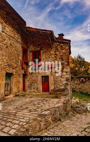 Paesaggi rurali all'interno delle Asturie Foto Stock