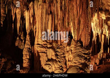 Caverns negli Stati Uniti, focus selettivo Foto Stock