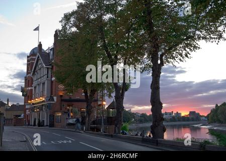 YE White Hart, Barnes, Londra, SW13 Foto Stock