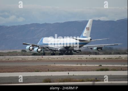 Air Force One, Sam 29000 con partenza da NAF El Centro, California, aprile 2019 Foto Stock