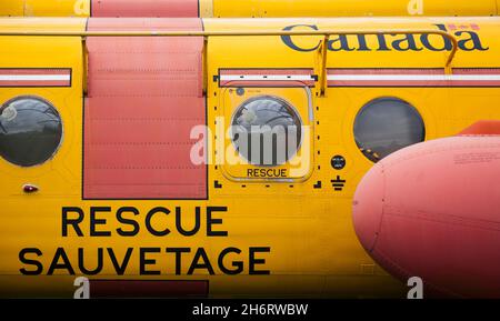 Royal Canadian Air Force Boeing Vertol CH-113 elicottero di soccorso. Foto Stock