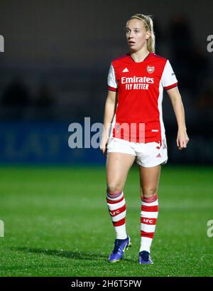 Borehamwood, Regno Unito. 17 novembre 2021. BOREHAMWOOD, INGHILTERRA - NOVEMBRE 17 : Beth Mead of Arsenal durante Women's Champion League Group C tra le donne dell'Arsenal e HB K¿ge Women al Meadow Park il 17 Novembre 2021 a Borehamwood, Inghilterra Credit: Action Foto Sport/Alamy Live News Foto Stock