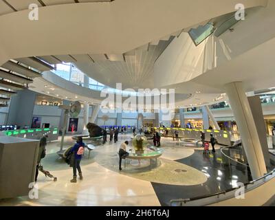 Hall dell'Universo al Rose Center for Earth and Space. Dorothy e Lewis B. Cullman Hall of the Universe, presenta le scoperte dell'astrofisica moderna. Foto Stock