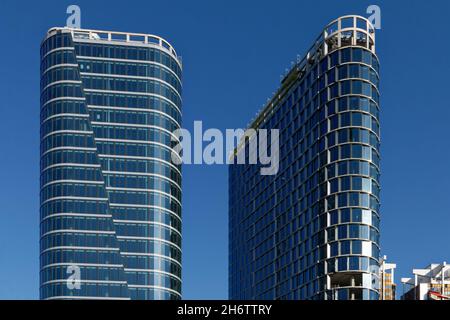 Global Offfice Park off Ice Complex di Cavatina in costruzione a Katowice (SL). Foto Stock