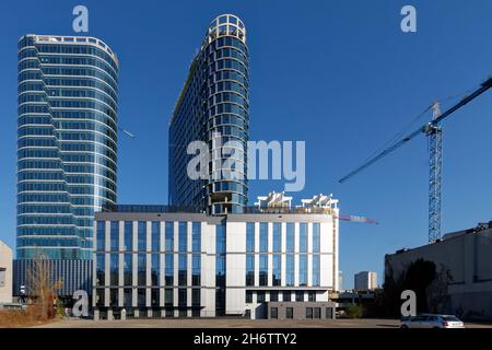 Global Offfice Park off Ice Complex di Cavatina in costruzione a Katowice (SL). Foto Stock