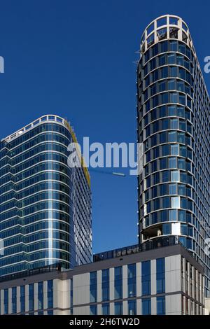 Global Offfice Park off Ice Complex di Cavatina in costruzione a Katowice (SL). Foto Stock