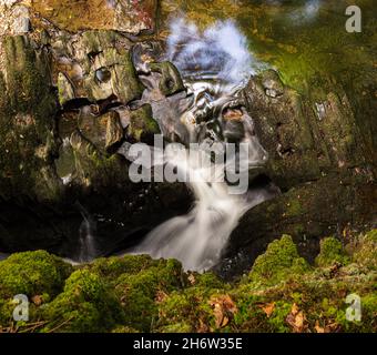 Cascata Ffynone Foto Stock