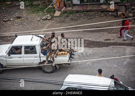 Guerra in Tigray, Amhara, guerra civile, Etiopia, Africa Foto Stock