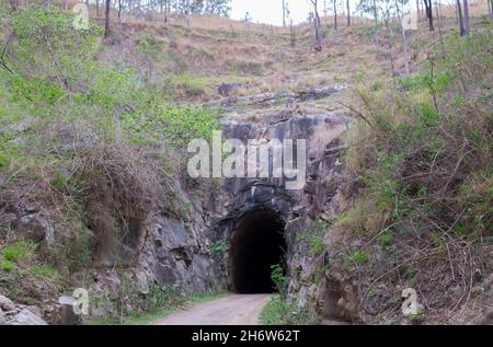 Boolboonda Tunnel, Boolboonda, Queensland, Australia Foto Stock