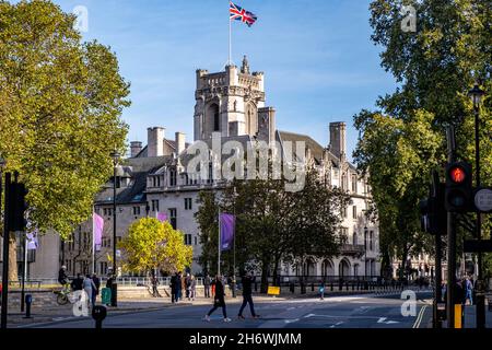 Victoria Westminster London Inghilterra UK, 7 novembre 2021, United Kingdon Supreme Court a Westminster Central London Foto Stock