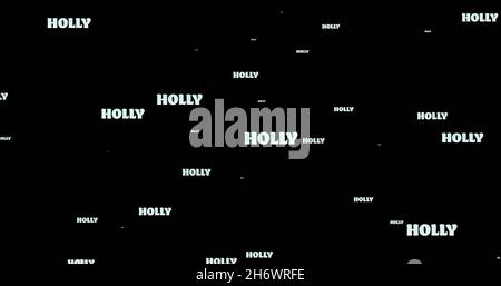 Immagine di testo in ripetizione a natale su sfondo nero. natale, inverno, tradizione e celebrazione concetto immagine generata digitalmente. Foto Stock