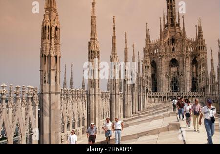 Duomo di Milano Foto Stock