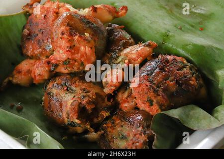 Primo piano di Kang KEP Baob o Rane ripiene, un tradizionale Khmer Food Foto Stock